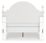 Kozlani White Full Upholstered Panel Bed - Ornate Home