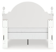 Kozlani White Full Upholstered Panel Bed - Ornate Home