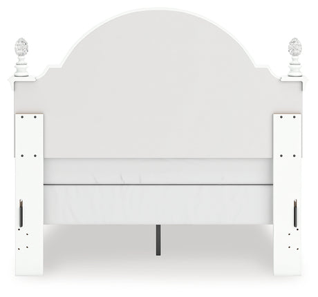 Kozlani White Full Upholstered Panel Bed - Ornate Home