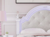 Kozlani White Full Upholstered Panel Bed - Ornate Home
