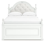 Kozlani White Full Upholstered Panel Storage Bed (Online Special Price) - Ornate Home