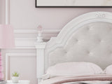 Kozlani White Full Upholstered Panel Storage Bed (Online Special Price) - Ornate Home