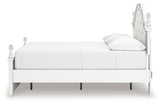 Kozlani White Full Upholstered Panel Storage Bed - Ornate Home