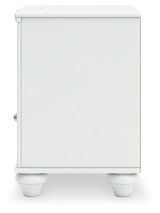 Kozlani White One Drawer Night Stand - Ornate Home