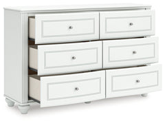 Kozlani White Six Drawer Dresser - Ornate Home