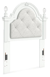 Kozlani White Twin UPH Panel Headboard (Online Special Price) - Ornate Home