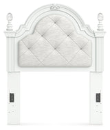 Kozlani White Twin UPH Panel Headboard (Online Special Price) - Ornate Home