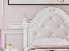 Kozlani White Twin UPH Panel Headboard - Ornate Home