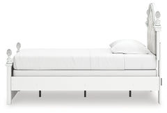 Kozlani White Twin Upholstered Panel Bed - Ornate Home