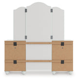 Kozlani White Vanity with Mirror (Online Special Price) - Ornate Home