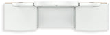 Kozlani White Vanity with Mirror (Online Special Price) - Ornate Home