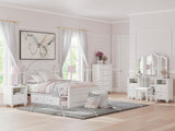 Kozlani White Vanity with Mirror (Online Special Price) - Ornate Home