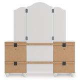 Kozlani White Vanity with Mirror - Ornate Home