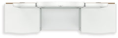 Kozlani White Vanity with Mirror - Ornate Home