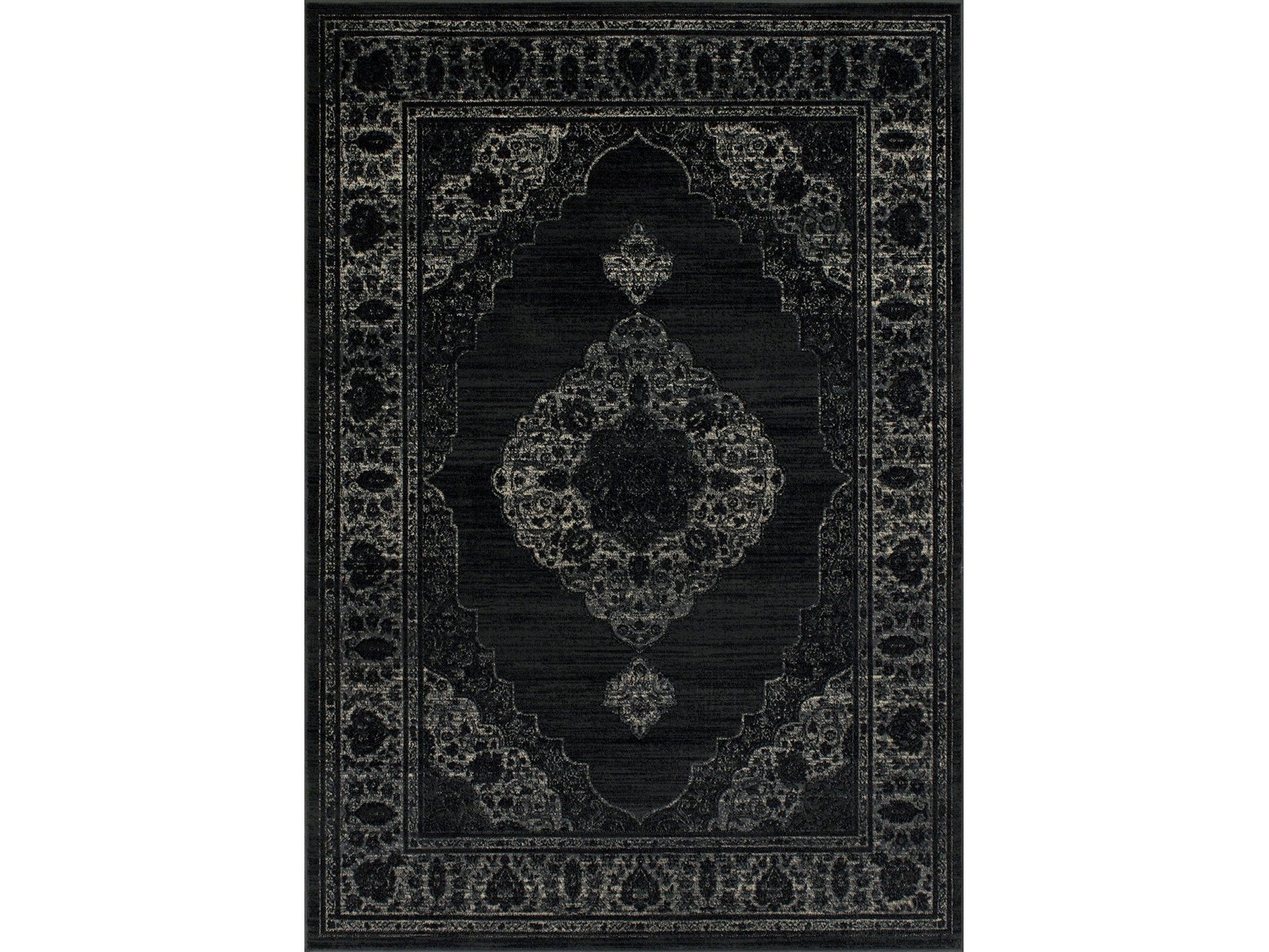 Kozlu Dark Gray 5' X 7' Area Rug - Ornate Home
