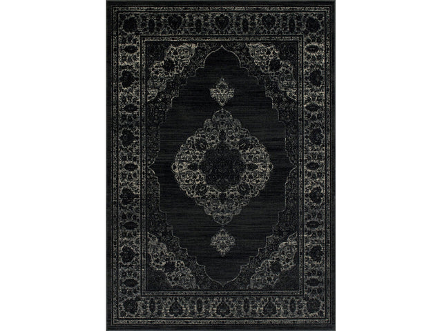 Kozlu Dark Gray 5' X 7' Area Rug - Ornate Home
