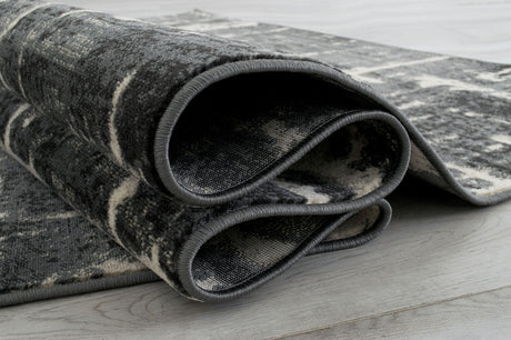 Kozlu Gray/Beige 5' X 7' Area Rug - Ornate Home