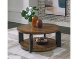 Kraeburn Brown/Black Coffee Table - Ornate Home