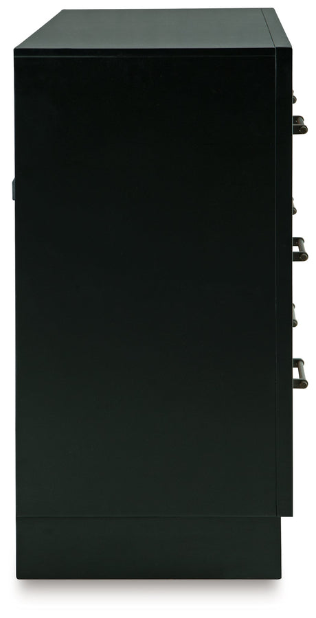 Kraeburn Brown/Black Dresser - Ornate Home