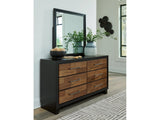 Kraeburn Brown/Black Dresser and Mirror (Online Special Price) - Ornate Home