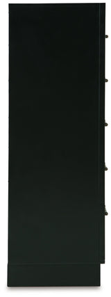 Kraeburn Brown/Black Five Drawer Chest (Online Special Price) - Ornate Home