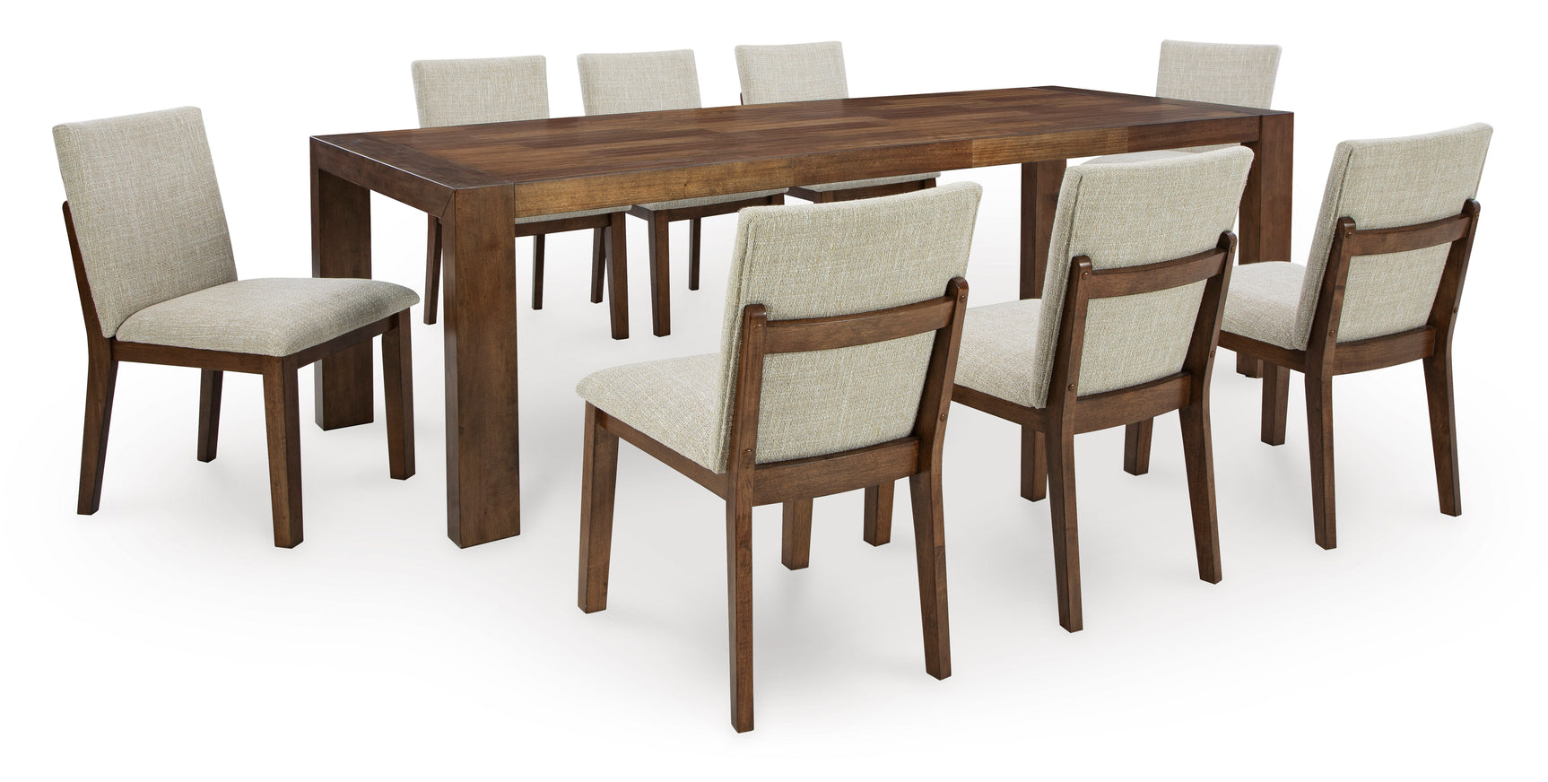 Kraeburn Brown Dining Table and 8 Chairs - Ornate Home