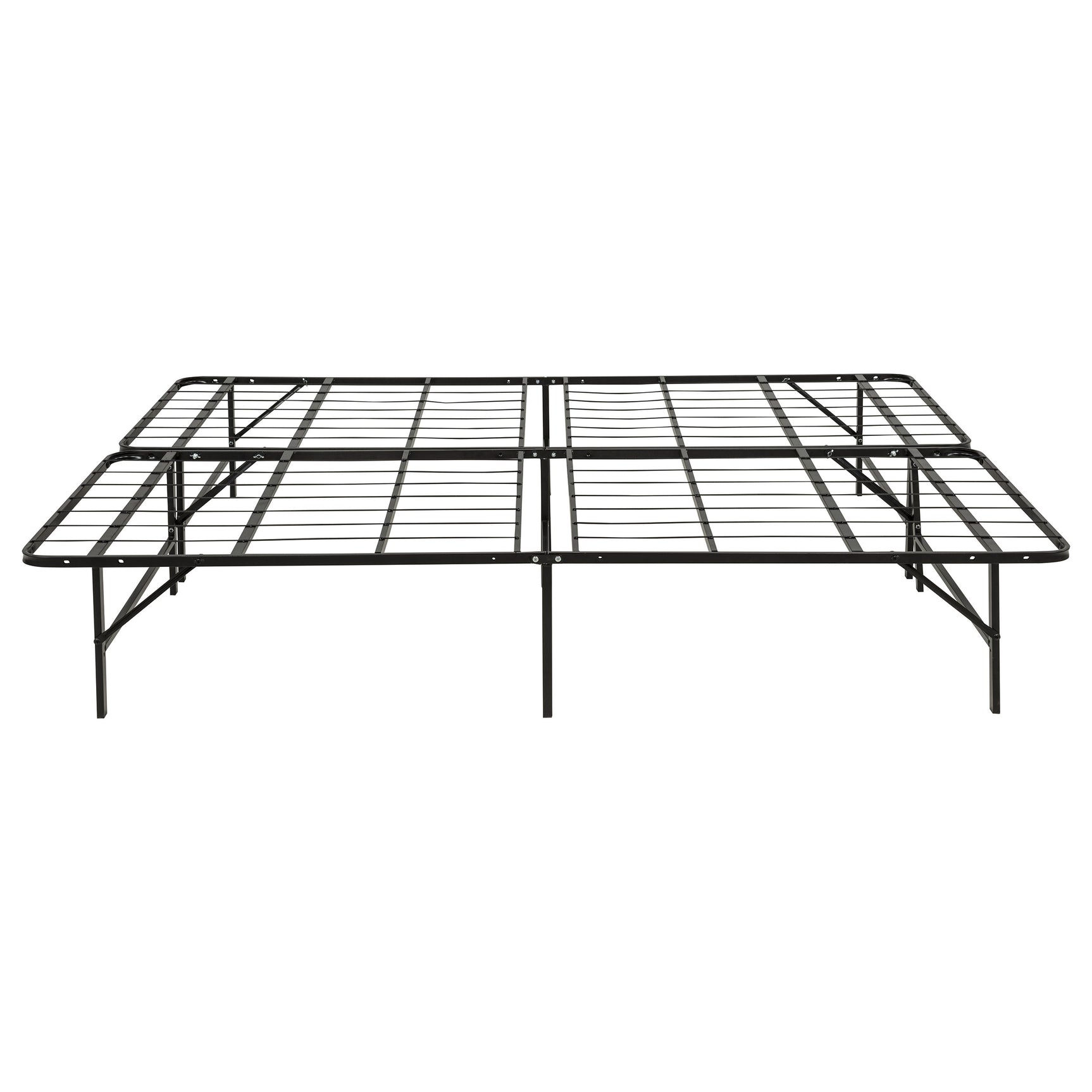 Kramer Black California King Folding Metal Bed Frame - Ornate Home