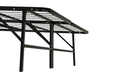 Kramer Black California King Folding Metal Bed Frame - Ornate Home