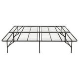 Kramer Black Eastern King Folding Metal Platform Bed Frame - Ornate Home