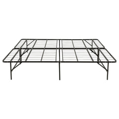 Kramer Black Eastern King Folding Metal Platform Bed Frame - Ornate Home