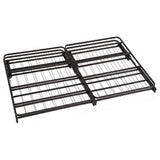 Kramer Black Eastern King Folding Metal Platform Bed Frame - Ornate Home