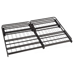 Kramer Black Eastern King Folding Metal Platform Bed Frame - Ornate Home