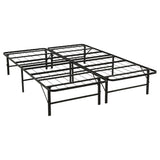 Kramer Black Queen Folding Metal Platform Bed Frame - Ornate Home