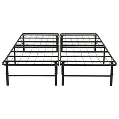 Kramer Black Queen Folding Metal Platform Bed Frame - Ornate Home