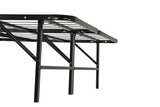 Kramer Black Queen Folding Metal Platform Bed Frame - Ornate Home