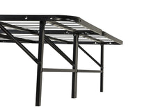 Kramer Black Queen Folding Metal Platform Bed Frame - Ornate Home