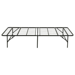 Kramer Black Twin Folding Metal Platform Bed Frame - Ornate Home