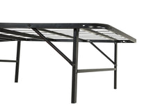 Kramer Black Twin Folding Metal Platform Bed Frame - Ornate Home