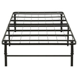 Kramer Black Twin Xl Folding Metal Platform Bed Frame - Ornate Home