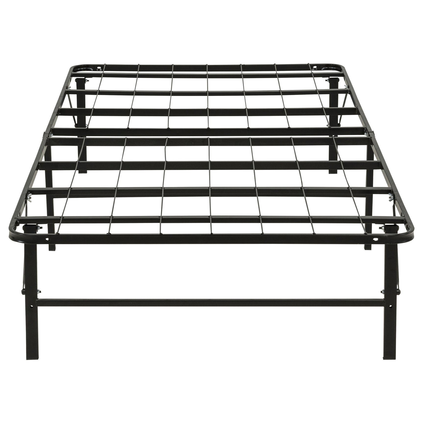 Kramer Black Twin Xl Folding Metal Platform Bed Frame - Ornate Home
