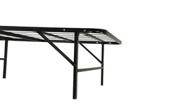 Kramer Black Twin Xl Folding Metal Platform Bed Frame - Ornate Home