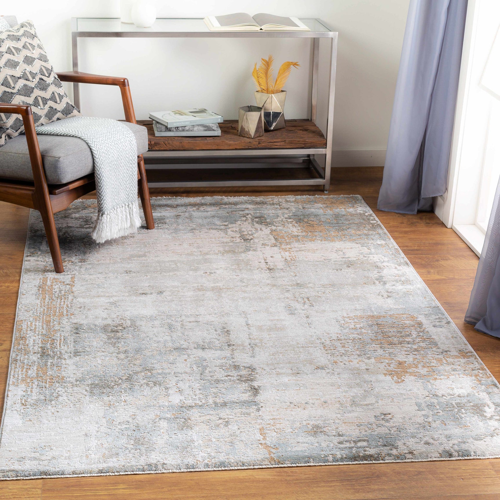 Kress Thick Luxe Abstract Rug - Ornate Home