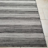Kris Black Outdoor Area Rug - Clearance - Ornate Home
