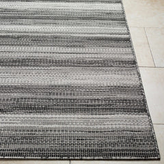 Kris Black Outdoor Area Rug - Clearance - Ornate Home
