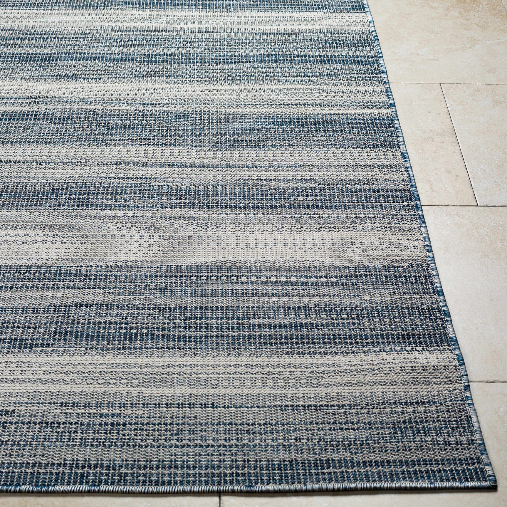 Kris Navy Outdoor Area Rug - Clearance - Ornate Home