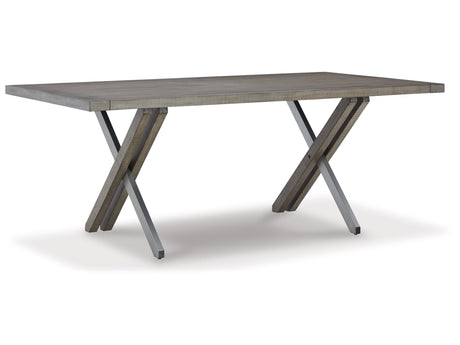 Krystanza Weathered Gray Dining Table - Ornate Home