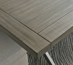 Krystanza Weathered Gray Dining Table - Ornate Home