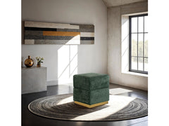Krysten Green Storage Stool - Ornate Home