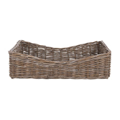 Kubu Rattan Gray Short Basket - Ornate Home