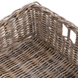 Kubu Rattan Gray Short Basket - Ornate Home